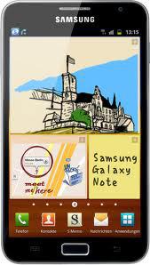 Смартфон Samsung Galaxy Note GT-N7000 Blue - Камень-на-Оби