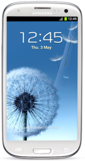 Смартфон Samsung Galaxy S3 GT-I9300 32Gb Marble white - Камень-на-Оби