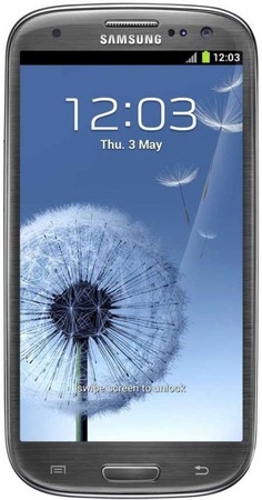 Смартфон Samsung Galaxy S3 GT-I9300 16Gb Titanium grey - Камень-на-Оби